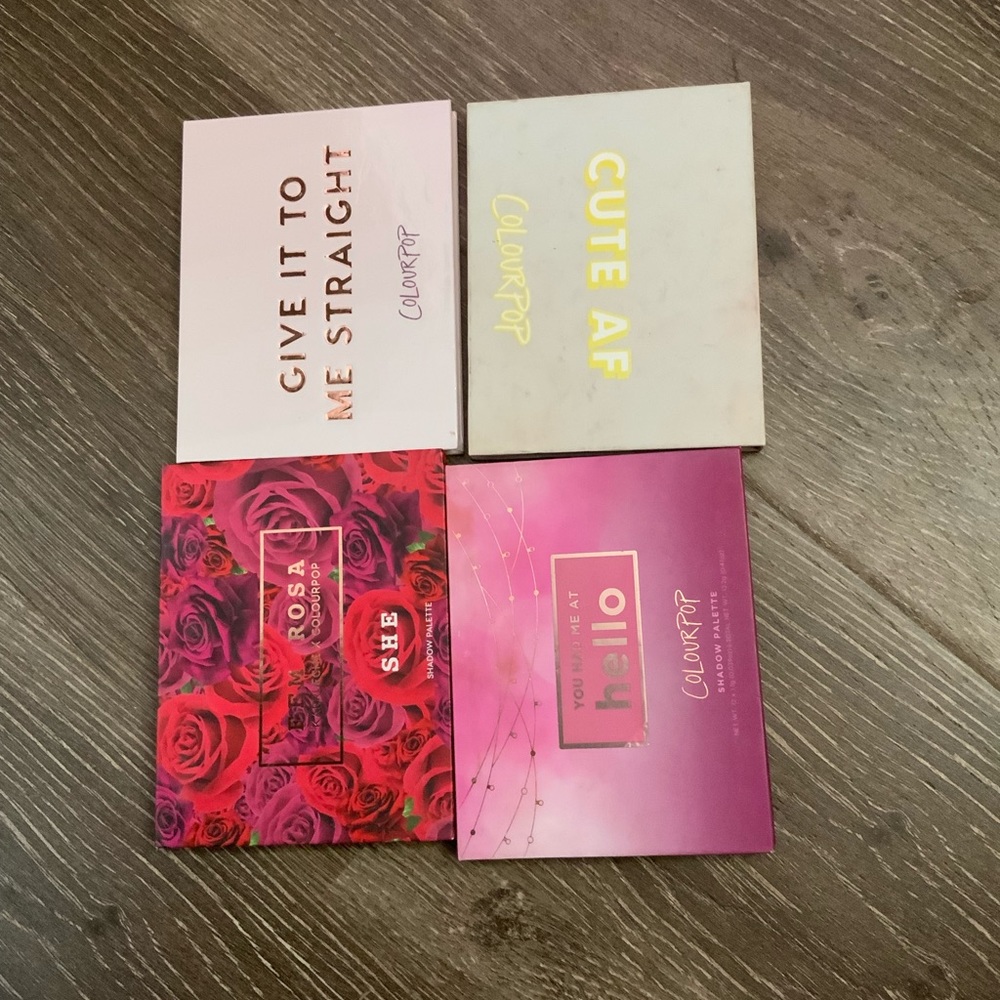 Colourpop eyeshadow bundle